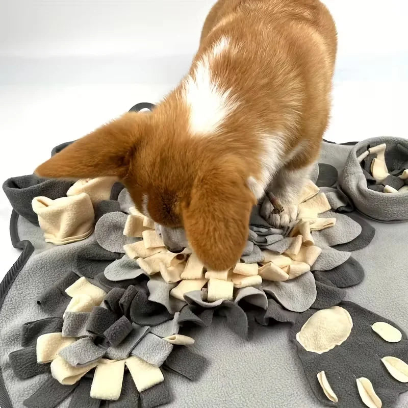 [Interactive Snuffle Mat] Durable Polyester KM-P Interactive Snuffle Mat for Dogs - Slow Feeder & Foraging Skill Toy