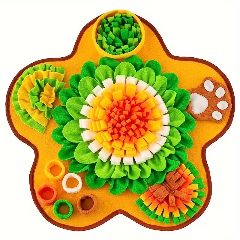 [Interactive Snuffle Mat] Durable Polyester KM-P Interactive Snuffle Mat for Dogs - Slow Feeder & Foraging Skill Toy