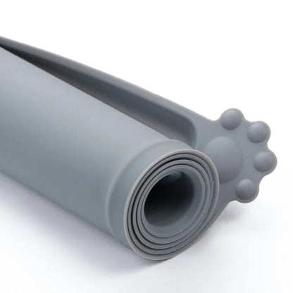 Pet Bowl Food Mat Silicone Dog Cat Feeding Mat Non-Stick Waterproof Pet Food Feeding Pad Pet Feeder Tray Water Cushion Placemat