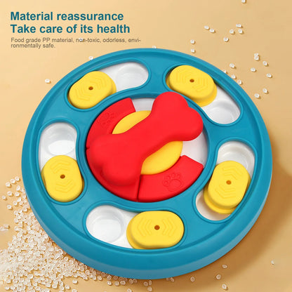 Pet Dog Slow Feeder Bowl Fun Non Slip Anti-Gulping Slower Food Feeding Dishes Eco Dog Bowl for Large Medium Small Dogs Puppy