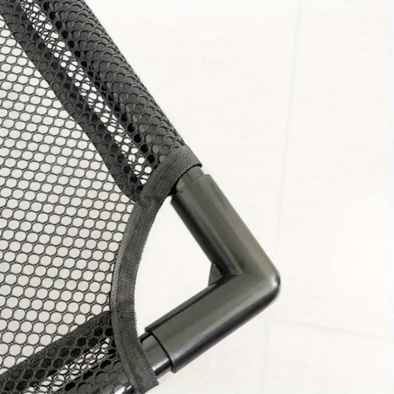 Cooling Elevated Dog Bed - Raised Dog Cot Fits, Pet Cot with Durable Supportive Mesh, Indoor & Outdoor, Black, Small Pet Bed