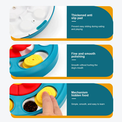 Pet Dog Slow Feeder Bowl Fun Non Slip Anti-Gulping Slower Food Feeding Dishes Eco Dog Bowl for Large Medium Small Dogs Puppy