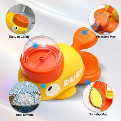 Interactive Dog Slow Feeder Yellow Duck Shaped Dog Food Puzzle Toy Training Mental Enrichment Reduces Bloating Fun Mealtime
