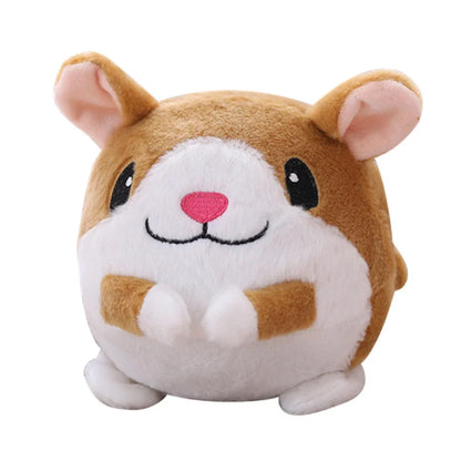 Active Moving Pet Plush Toy Bite Resistant Plush Automatic Bouncing Toys Self-Moving Chewable for Dog Indoor Playing