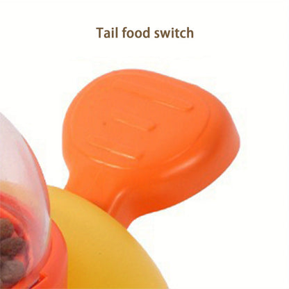 Interactive Dog Slow Feeder Yellow Duck Shaped Dog Food Puzzle Toy Training Mental Enrichment Reduces Bloating Fun Mealtime