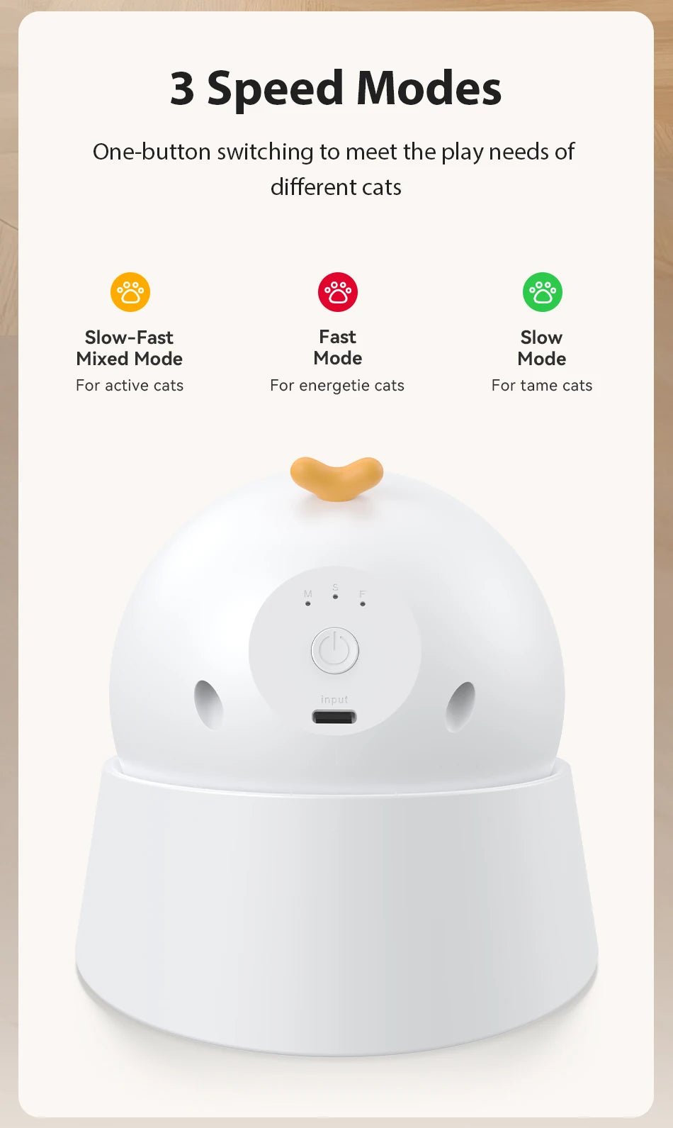 ROJECO Automatic Pet Toy Interactive Adjustable Electric Cat Laser Toy Indoor Smart Teasing Laser Cat Toy For Kitty Dog Supplies