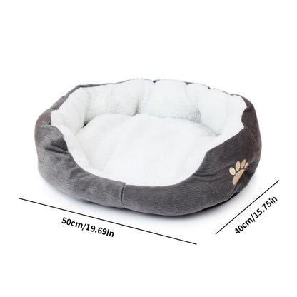 Pet Dog Sofa Bed Provides Warmth For Small Dogs Cat And Dog Mattress Pet Kennel Thickened Washable Plush Pet Supplies