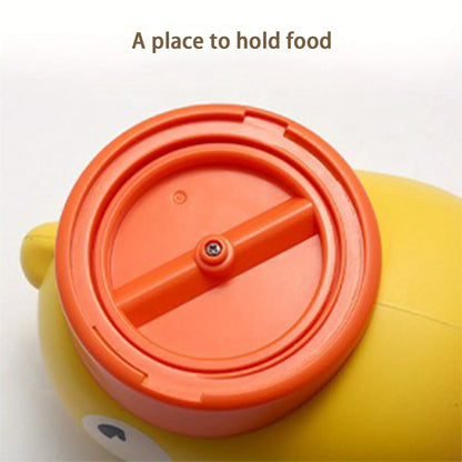 Interactive Dog Slow Feeder Yellow Duck Shaped Dog Food Puzzle Toy Training Mental Enrichment Reduces Bloating Fun Mealtime