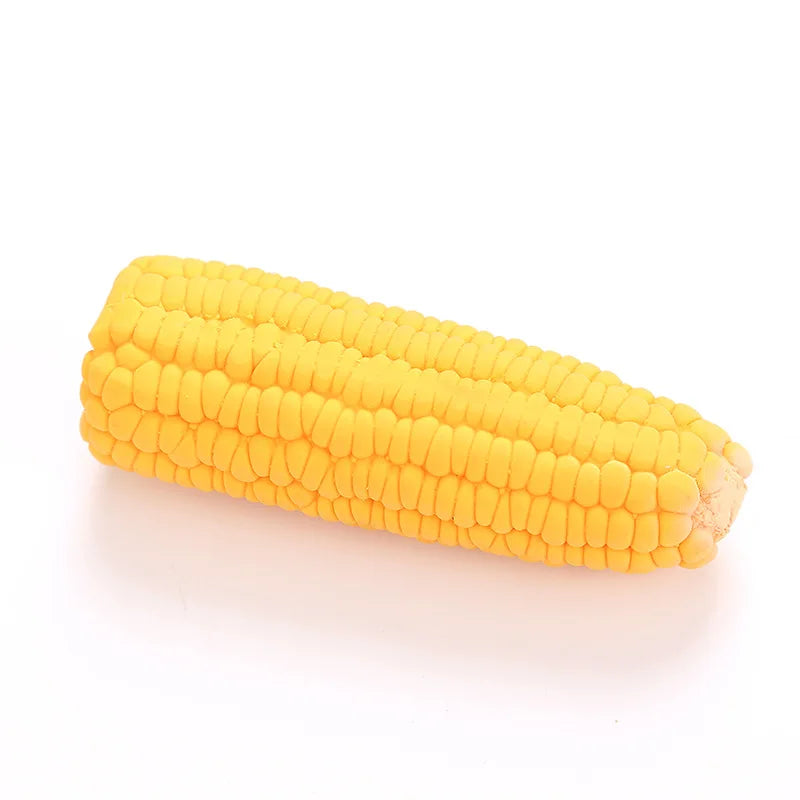 New Pet Toys Squeak Toys Latex Corn shape Puppy Dogs Toy Pet Supplies Training Playing Chewing Dog Toys For Small Dogs