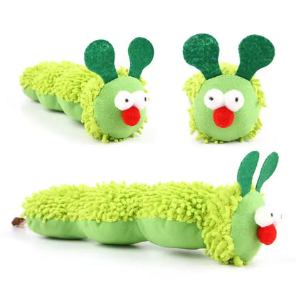 Pet Supplies Caterpillar Shaped Plush Cat Toy Contains Catnip Self Pleasure Boredom Relief Interactive Play