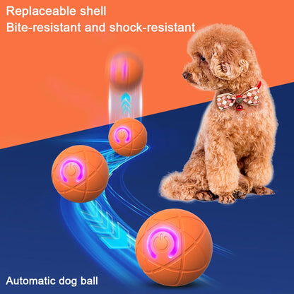 Smart Teasing Dog Ball LED Boredom Interactive Automatic Rolling and Moveing Ball ElectricDogs Toy for Small Medium Large Dog